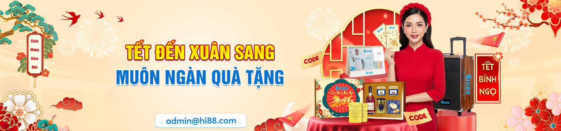 Quà tặng Hi88 Tết 2026